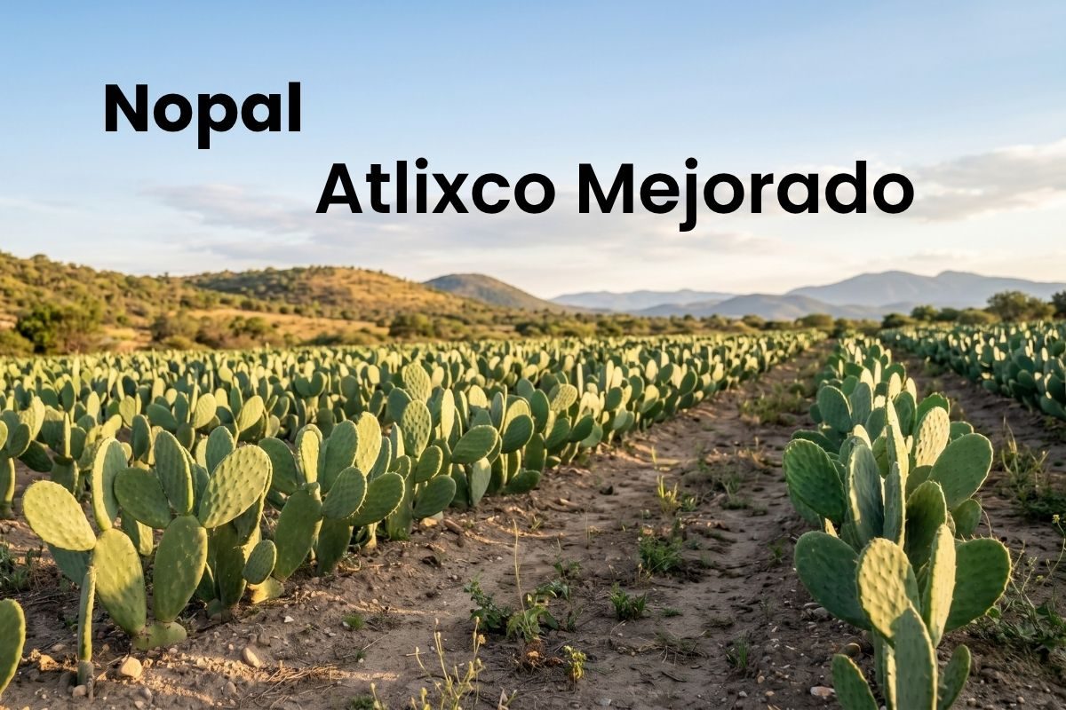 Nopal forrajero Atlixco Mejorado sin espinas para ganado